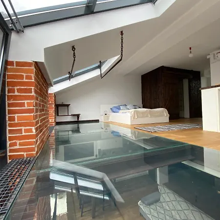 Wyjatkowy 2-poziomowy Klimatyzowany Loft Apartman