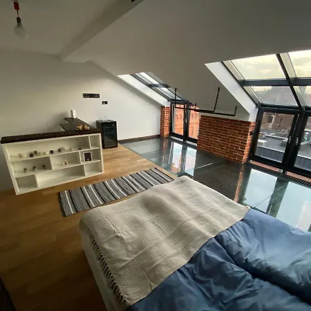 Wyjatkowy 2-poziomowy Klimatyzowany Loft Apartman Łódź