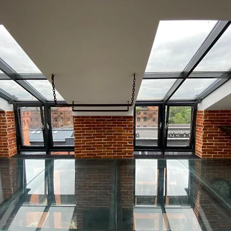 Wyjatkowy 2-poziomowy Klimatyzowany Loft Apartman Łódź